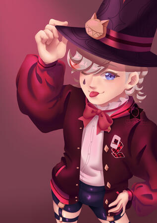 Halfbody Lyney (Genshin Impact) Halfbody Lyney (Genshin Impact)